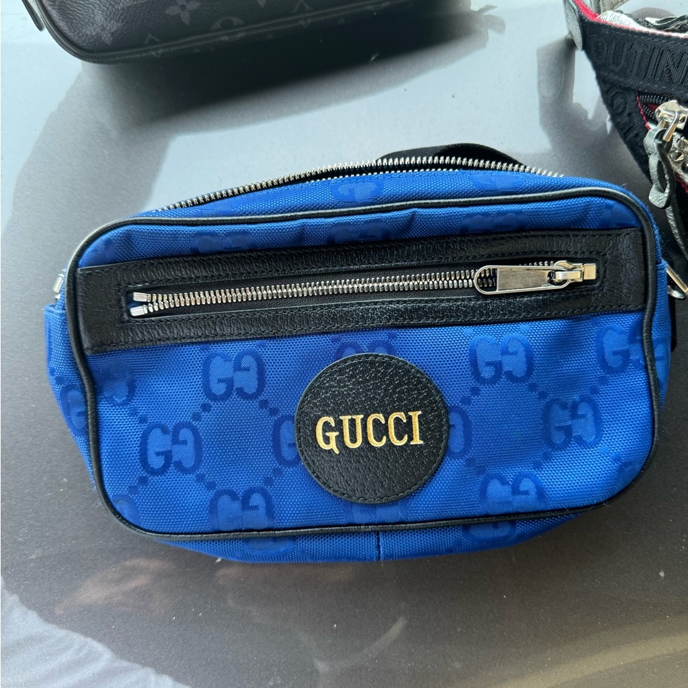 Gucci Blue and Black Men's Bag